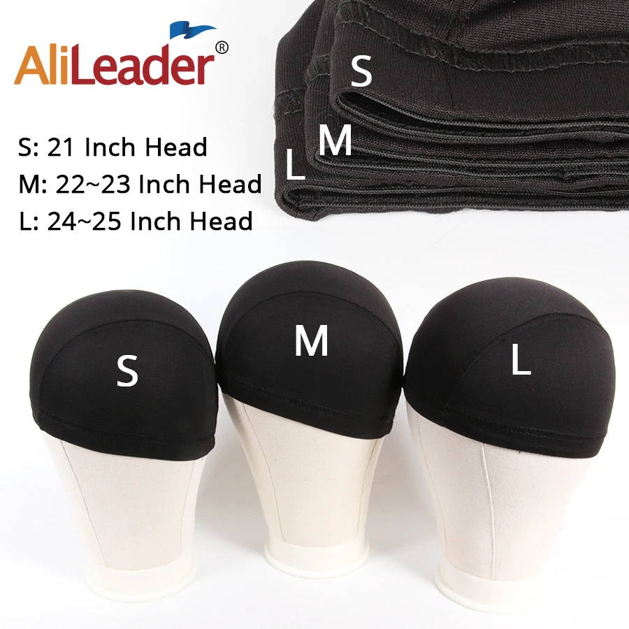 Alileader S/M/L головной убор из спандекса с купольным париком для изготовления париков