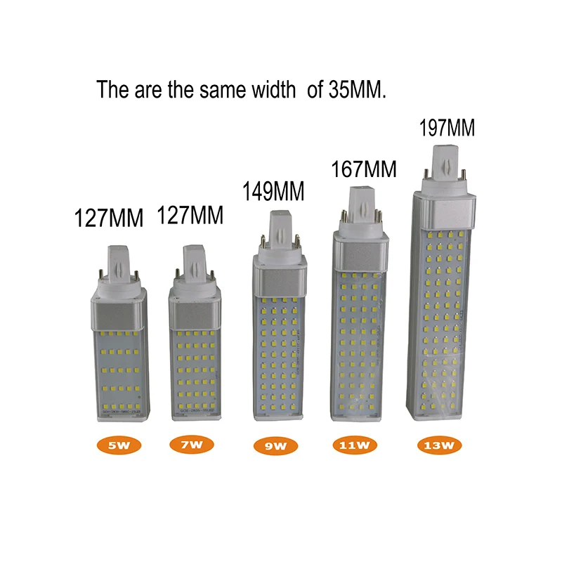 LED G23 8 Вт 9 вращающаяся PL лампа 2 контактный светодиод CFL/компактная флуоресцентная
