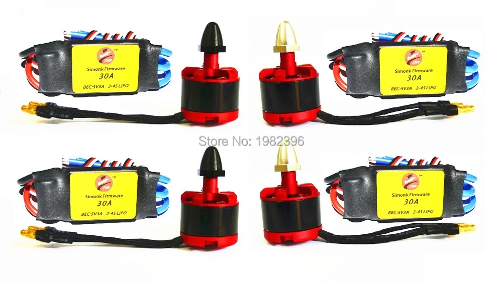4xZMR30A Simonk ESC + 2212 920KV Outrunner Brushless Motor for f450 f550 S500 S550 X500 X525 Multirotor
4xZMR30A Simonk ESC + 2212 920KV Outrunner Brushless Motor for f450 f550 S500 S550 X500 X525 Multirotor