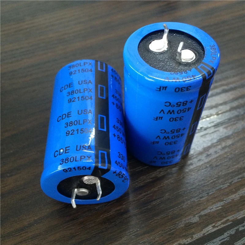 2шт 330 мкФ 450V CDE LPX серия 30x50 мм 450V330uF оснастки PSU алюминиевый электролитический