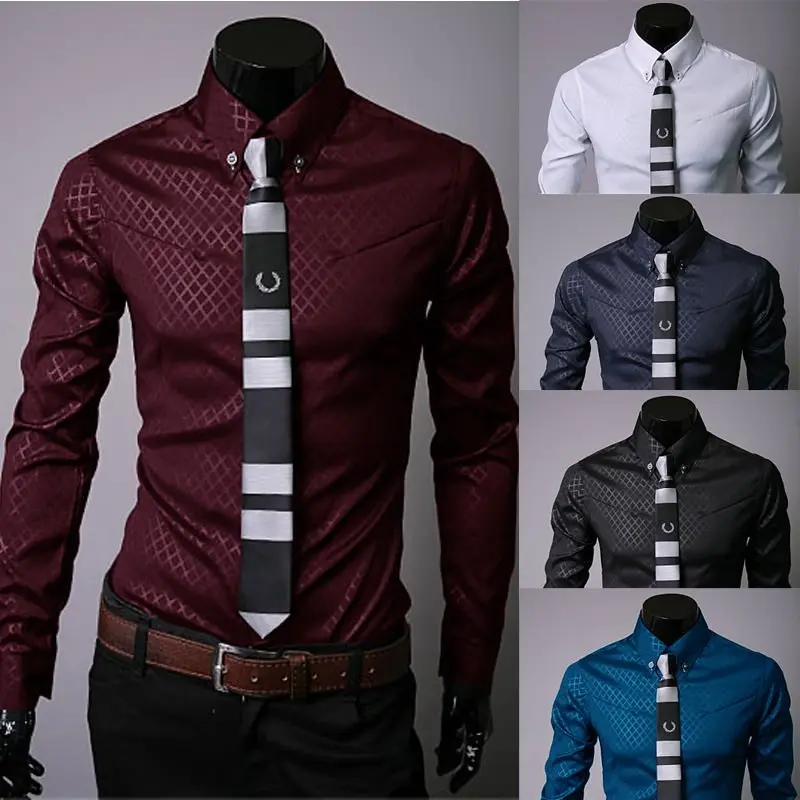 2019 Male Social Business Casual Dress Shirt Men Solid shirt Slim Fit Brand Clothing Soft Comfortable male Long Sleeved top coat
2019 Male Social Business Casual Dress Shirt Men Solid shirt Slim Fit Brand Clothing Soft Comfortable male Long Sleeved top coat
