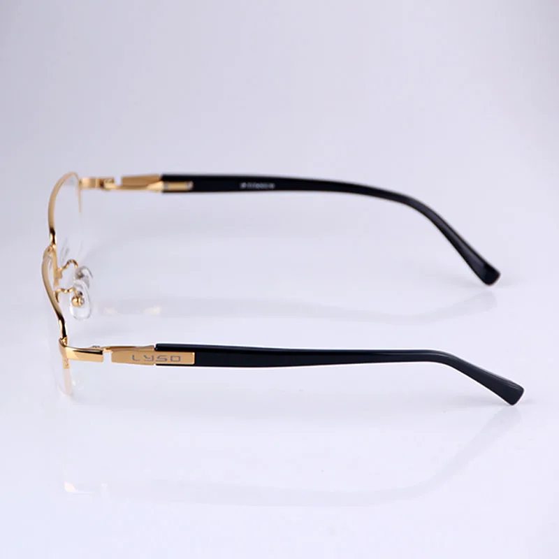 Classic Style Man's Pure Titanium Eyeglasses Frames Big Size Durable Semi-rimless Clear Lens For Males Size 55-18-142 Y9910
Classic Style Man's Pure Titanium Eyeglasses Frames Big Size Durable Semi-rimless Clear Lens For Males Size 55-18-142 Y9910