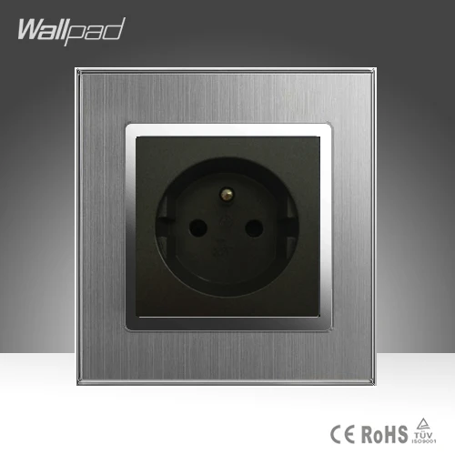 New Arrival French Socket Wallpad Hotel 110-220V Silver Satin Metal Panel EU French Wall Socket Free Shipping
New Arrival French Socket Wallpad Hotel 110-220V Silver Satin Metal Panel EU French Wall Socket Free Shipping