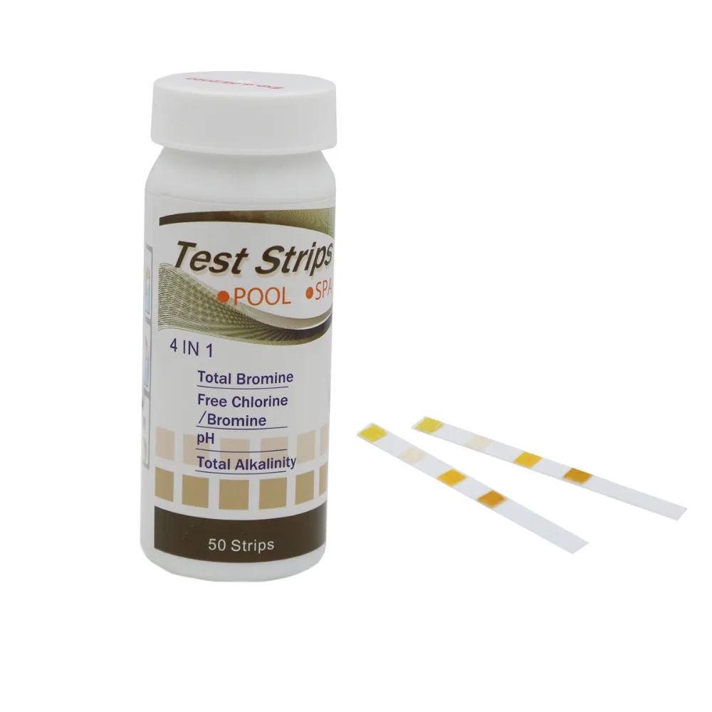 5sets/lot 4 in 1 Swimming Pool Spa Water Test Strips Free Chlorine PH Bromine Total Alkalinity Water Test Tool 20% off
5sets/lot 4 in 1 Swimming Pool Spa Water Test Strips Free Chlorine PH Bromine Total Alkalinity Water Test Tool 20% off