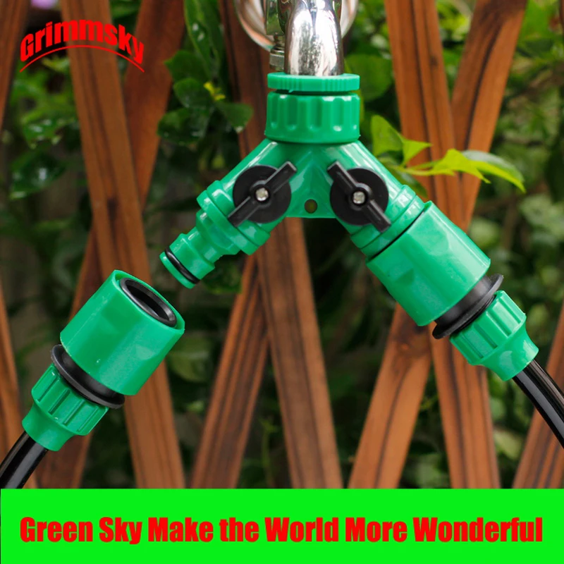garden irrigation female thread 1/2"3/4" faucet screw 2 way plastic snap-in Y hose connector garden splitter
garden irrigation female thread 1/2"3/4" faucet screw 2 way plastic snap-in Y hose connector garden splitter