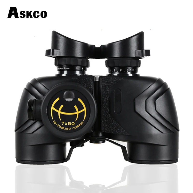 Caza Powerful 7X50 Military IPX8 Waterproof Binoculars SMC Coated HD Telescope With Rangefinder Big Compass For Hunting Camping
Caza Powerful 7X50 Military IPX8 Waterproof Binoculars SMC Coated HD Telescope With Rangefinder Big Compass For Hunting Camping
