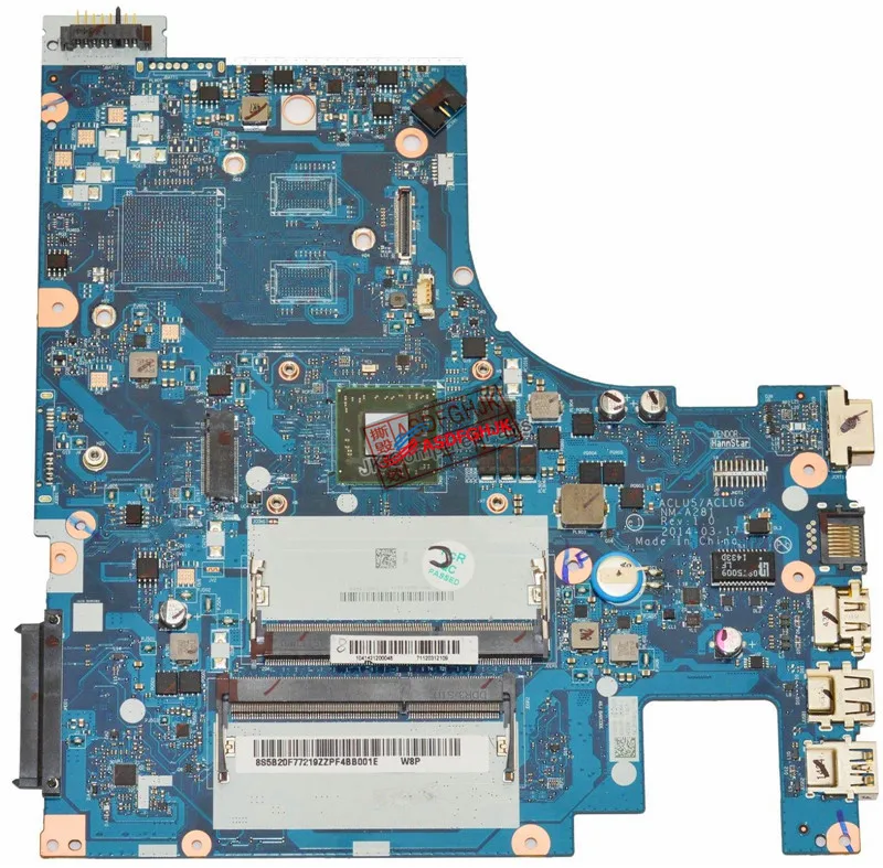Оригинальный Для Lenovo G50 45 Материнская плата ноутбука A6 6310 1 8 ГГц процессор ACLU5/ACLU6