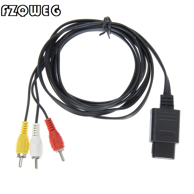 FZQWEG 5 PCS 6FT AV TV RCA Video Cord Cable For Game cube/for SNES GameCube/for Nintendo for N64 64 Game Cable Accessory
FZQWEG 5 PCS 6FT AV TV RCA Video Cord Cable For Game cube/for SNES GameCube/for Nintendo for N64 64 Game Cable Accessory