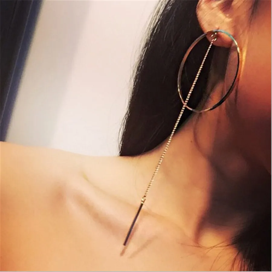 Punk Gold Big Circle Metal Long Dangle Earrings For Women Bohemian Party Exaggerated Fashion Jewelry
Punk Gold Big Circle Metal Long Dangle Earrings For Women Bohemian Party Exaggerated Fashion Jewelry