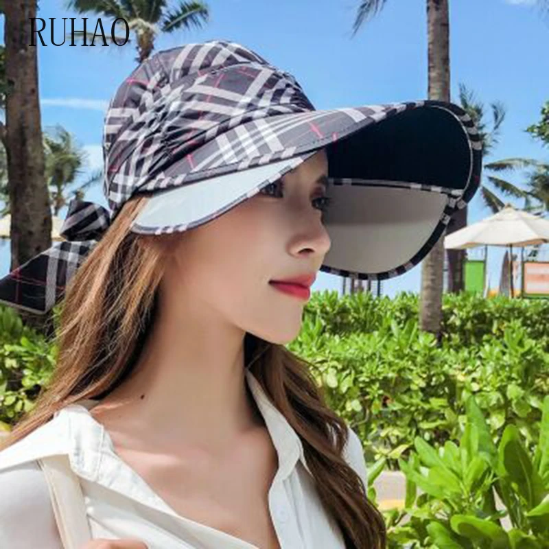 RUHAO Summer female protection UV hat sun hat ladies travel beach Retractable Visor Hats Wide Brim Chapeau Sun Hat For Women
RUHAO Summer female protection UV hat sun hat ladies travel beach Retractable Visor Hats Wide Brim Chapeau Sun Hat For Women