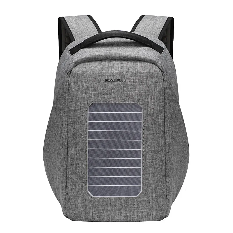New Solar Powered Usb Charging Men Backpack Anti-Theft 15.6'' Laptop Backpack High capacity Waterproof Multi-purpose school bag
New Solar Powered Usb Charging Men Backpack Anti-Theft 15.6'' Laptop Backpack High capacity Waterproof Multi-purpose school bag