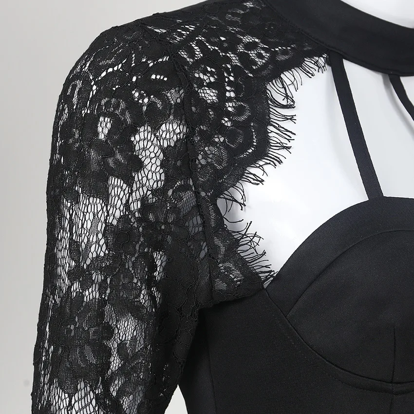 streetwear o-neck fashion black solid woman dress above knee mini lace hollow out sexy sheath slim Zip female dress
streetwear o-neck fashion black solid woman dress above knee mini lace hollow out sexy sheath slim Zip female dress