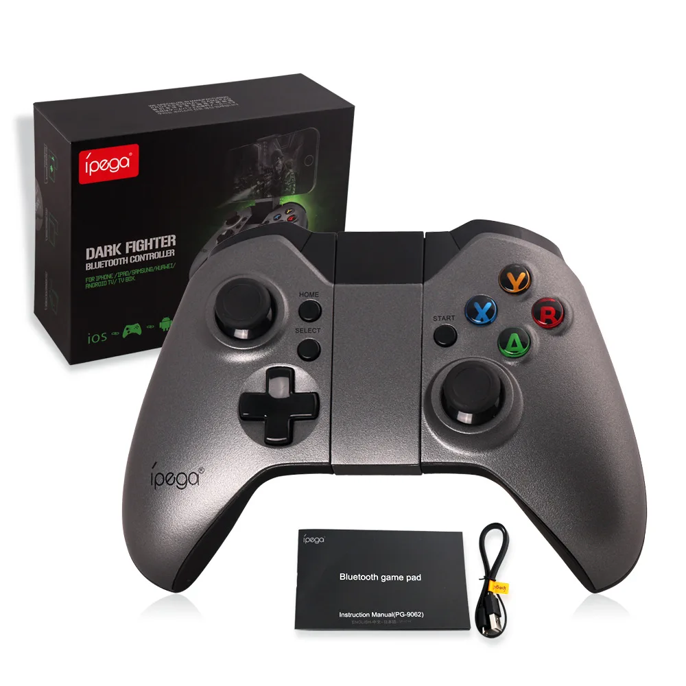 PG 9062 Dark Fighter беспроводной Bluetooth геймпад игровой контроллер Gamecube для Android iOS Видео