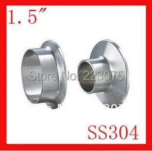 1.5" SS304 Tri-clover stainless steel fitting Butt weld clamp union Ferrule 4pcs/lot
1.5" SS304 Tri-clover stainless steel fitting Butt weld clamp union Ferrule 4pcs/lot