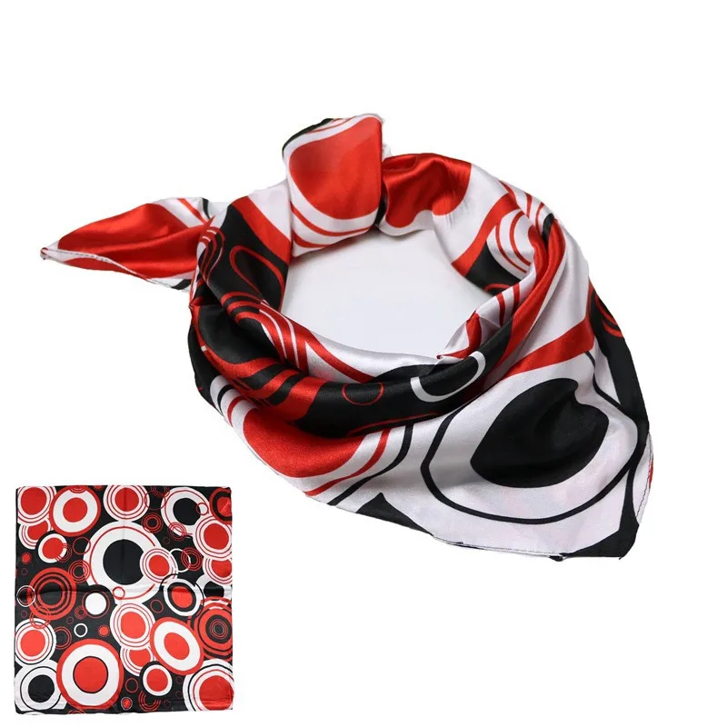 New Style Women Geometric Print Silk Scarf Stewardess Hostess Ladies Office Circle Polka Dot Small Square Neckerchief Bandana
New Style Women Geometric Print Silk Scarf Stewardess Hostess Ladies Office Circle Polka Dot Small Square Neckerchief Bandana