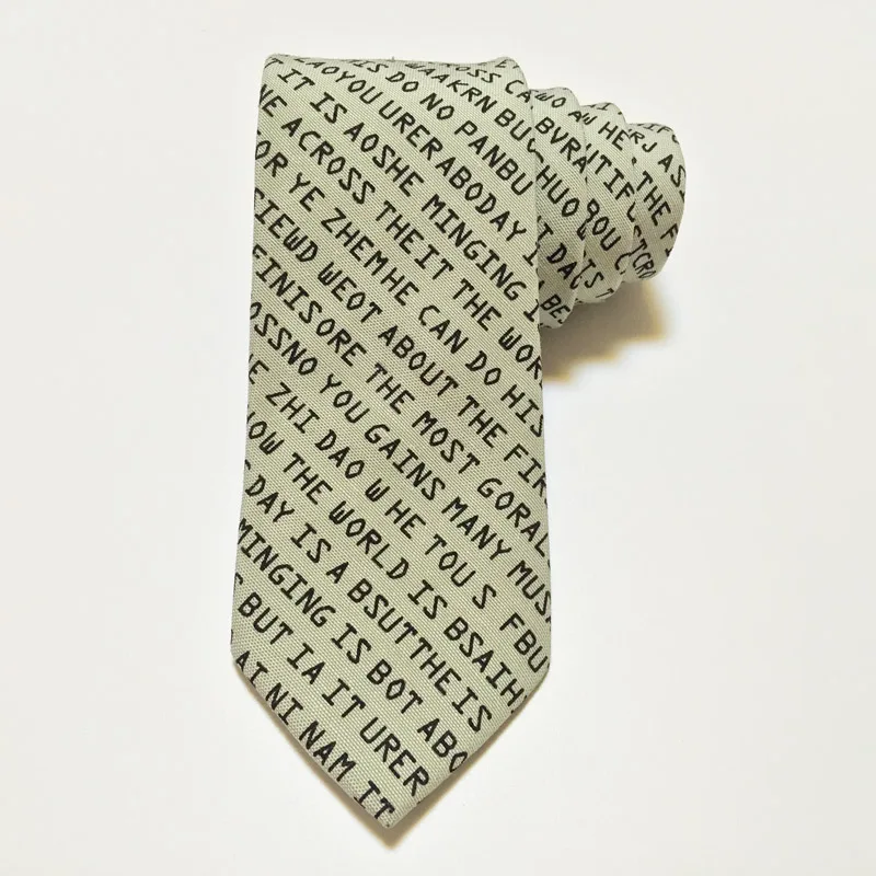 Мужские галстуки с буквенным принтом 2019 мужские для свадьбы деловые 7 см Мужская