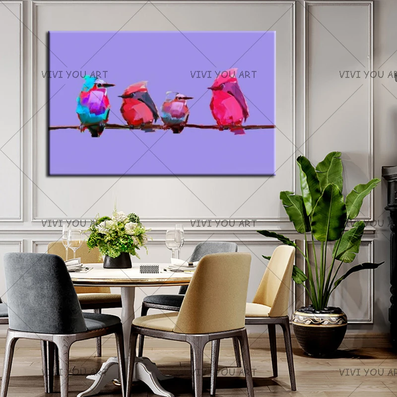 small cute birds are on the branches 100% Handmade oil painting on canvas handmade wall Family painting For Child's Room
small cute birds are on the branches 100% Handmade oil painting on canvas handmade wall Family painting For Child's Room