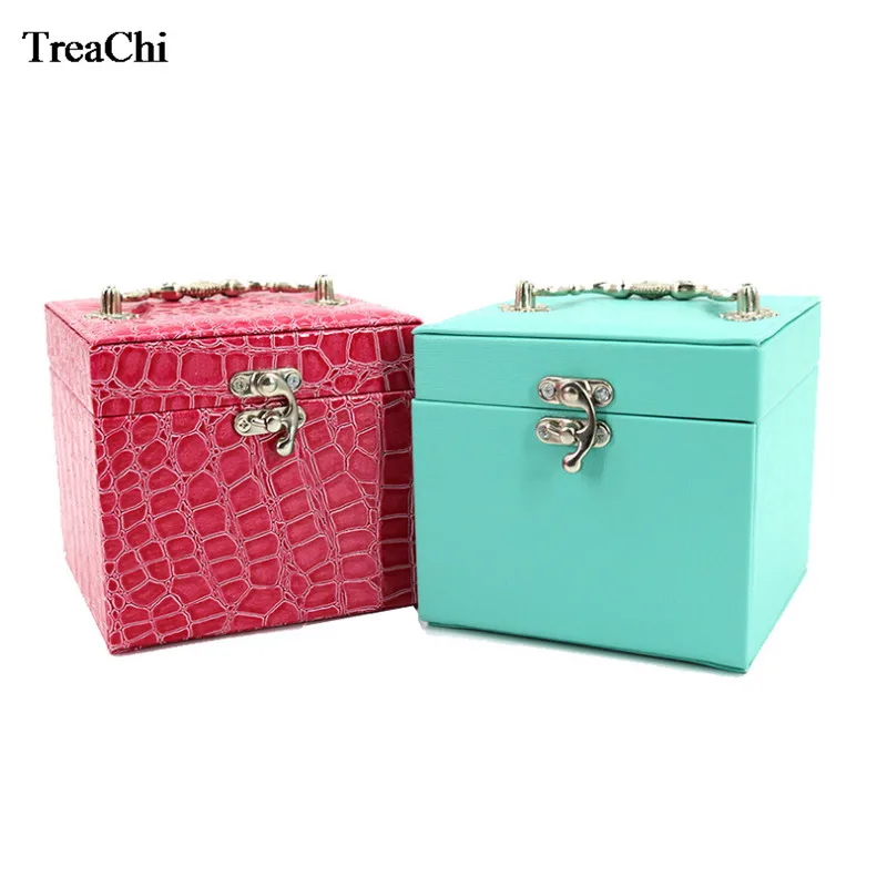 Vintage Style Leather Travel Cosmetic Jewelry Organizer Container Three-Layer Jewelry Box Weddng Graduation Birthday Gift Case
Vintage Style Leather Travel Cosmetic Jewelry Organizer Container Three-Layer Jewelry Box Weddng Graduation Birthday Gift Case