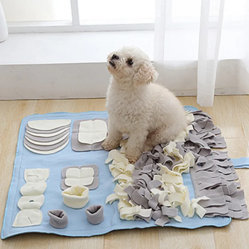 Игрушки для собак пазл обучающий интерактивный коврик моющийся поиска еды | Дом и