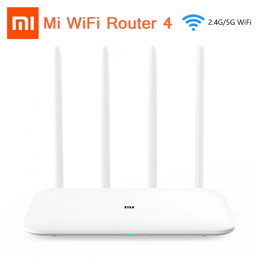 Оригинал Сяо mi Wi Fi роутер 4 ретранслятор 2 4G 5 GHz 128 MB DDR3 1200 Dual Band Core 880 MHz APP Управление
