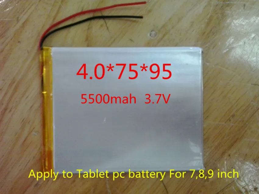 The New Battery 5500mAH Li-ion Tablet pc battery For 7,8,9 inch tablet PC 3.7V Polymer lithiumion Battery With High Quality
The New Battery 5500mAH Li-ion Tablet pc battery For 7,8,9 inch tablet PC 3.7V Polymer lithiumion Battery With High Quality