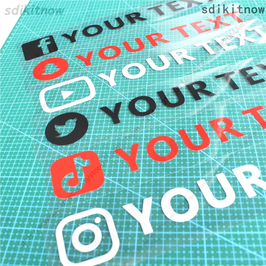 Custom Text WEBSITE For Instagram Facebook logo your name twitter YouTube Snapchat Twitch PS NICKNAME Window Decal car sticker
Custom Text WEBSITE For Instagram Facebook logo your name twitter YouTube Snapchat Twitch PS NICKNAME Window Decal car sticker