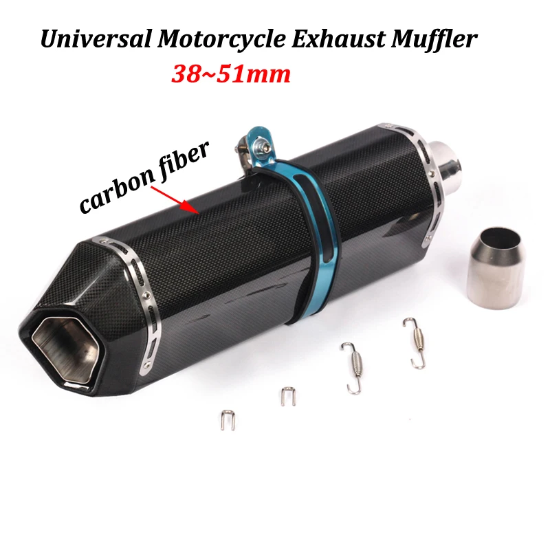Full Carbon fiber Motorcycle Exhaust Muffler Modified Moto Tail Pipe For FZ1 FZ100 FZ800 FZ1N FZ8N FZ8 MT-09 MT-07
Full Carbon fiber Motorcycle Exhaust Muffler Modified Moto Tail Pipe For FZ1 FZ100 FZ800 FZ1N FZ8N FZ8 MT-09 MT-07