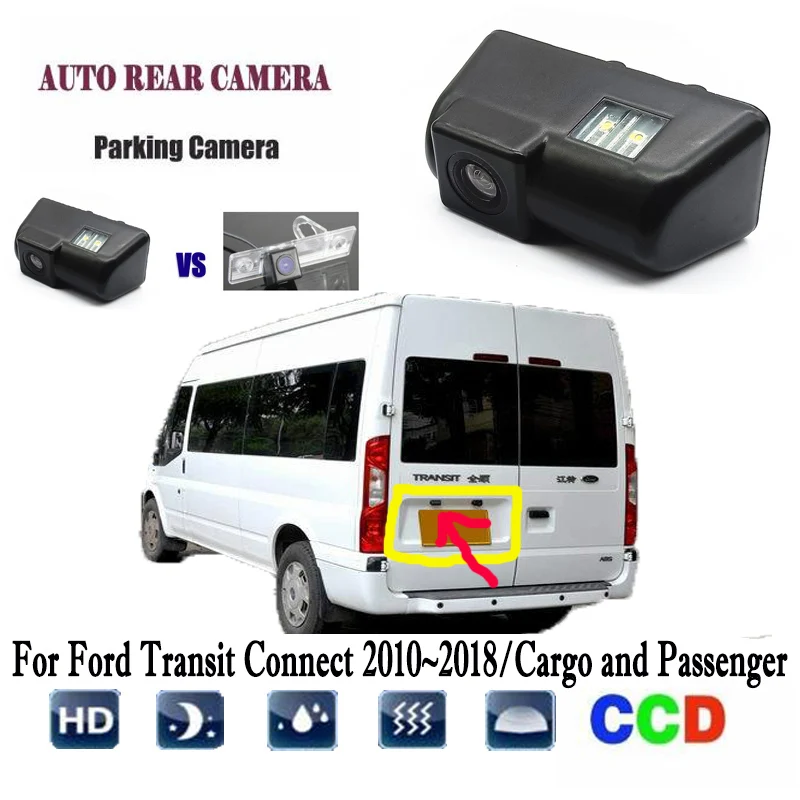 Rear View Camera For Ford Transit Connect 2010~2018/Cargo and Passenger/backup Camera/CCD Night Vision/Reverse camera
Rear View Camera For Ford Transit Connect 2010~2018/Cargo and Passenger/backup Camera/CCD Night Vision/Reverse camera