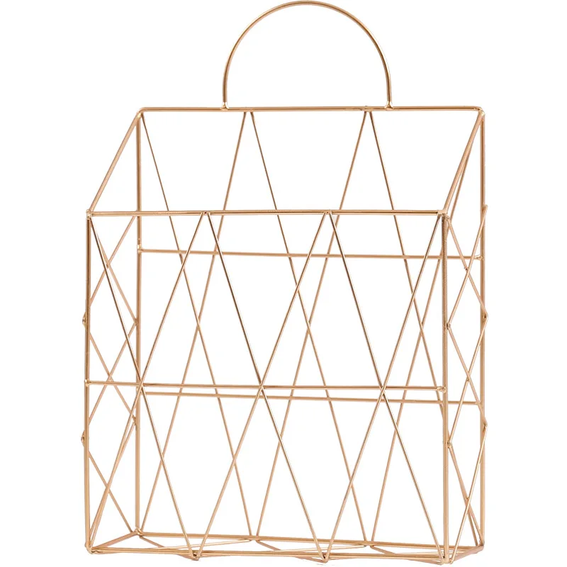 Nordic Golden Storage Holders Multifunction Wall-mounted Magazine Books Display Sundry Racks Creative Decorative Metal Baskets
Nordic Golden Storage Holders Multifunction Wall-mounted Magazine Books Display Sundry Racks Creative Decorative Metal Baskets