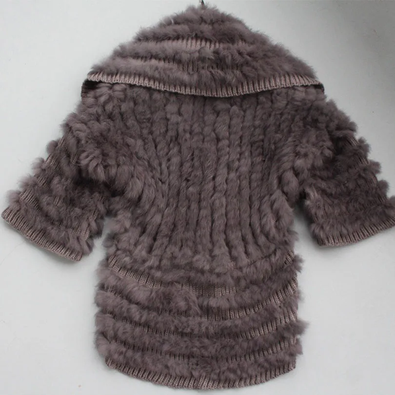 2018 Winter Women Vest Rabbit Fur coat Thick Lady Outerwear Short Female Fashion Slim Coat | Женская одежда