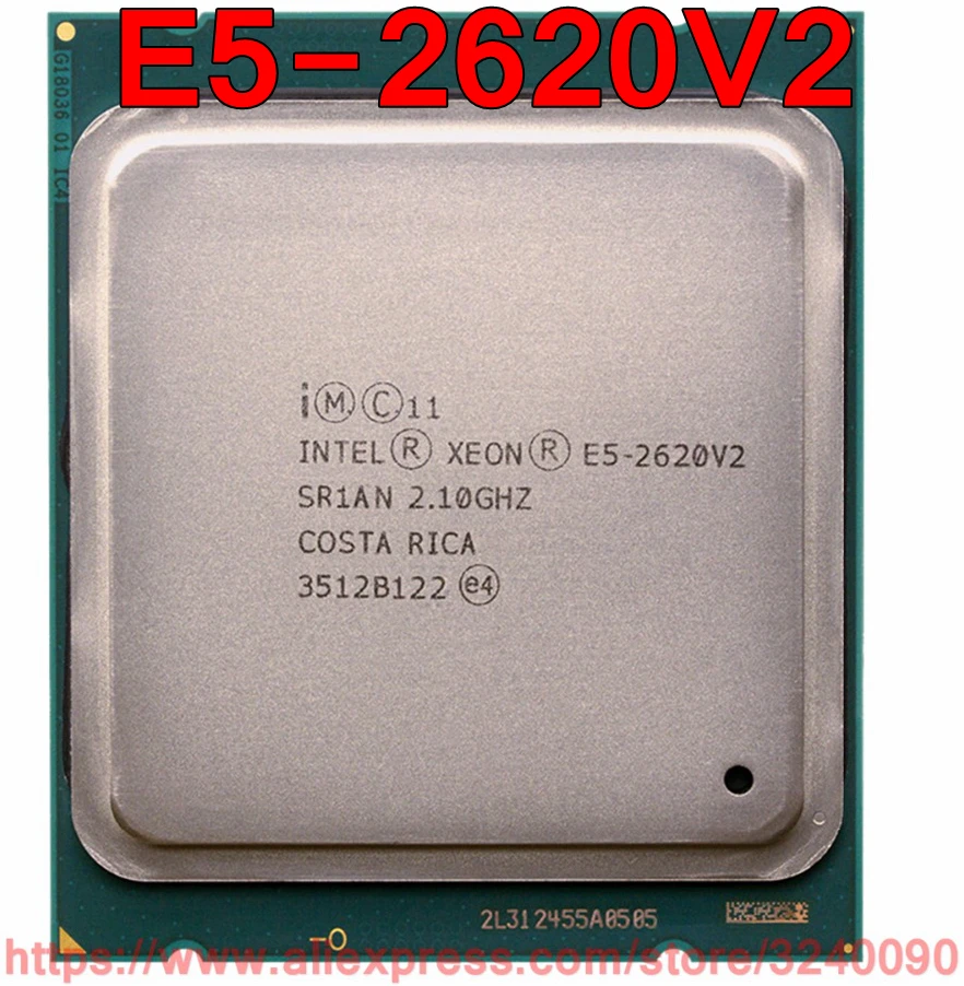 Процессор Intel Xeon E5 2620V2 SR1AN 2 1 ггц 6 ядер 15 мб LGA2011 2620V2|xeon cpu|intel xeon cpuintel |