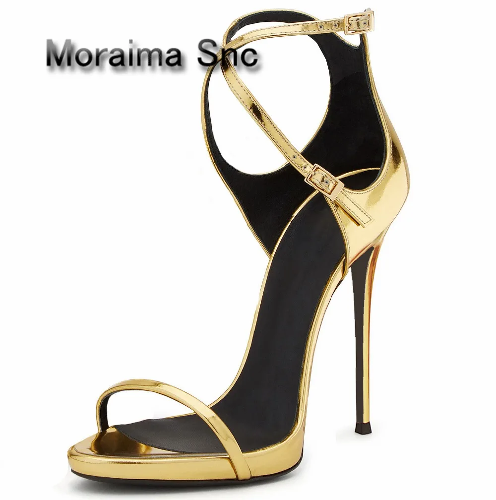 Moraima Snc gold shoes women cross-tied Patent leather sexy high heels sandals women buckle ladies shoes 2018 zapatos mujer
Moraima Snc gold shoes women cross-tied Patent leather sexy high heels sandals women buckle ladies shoes 2018 zapatos mujer