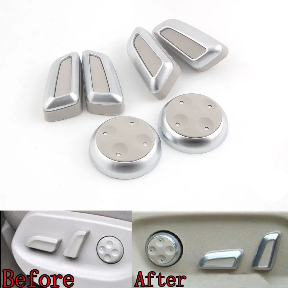 BBQ@FUKA 6pcs Grey Car Seat Adjustment Switch Button Cover Trim For Audi Q5 A4 B8 A3 A6 VW Tiguan CC
BBQ@FUKA 6pcs Grey Car Seat Adjustment Switch Button Cover Trim For Audi Q5 A4 B8 A3 A6 VW Tiguan CC