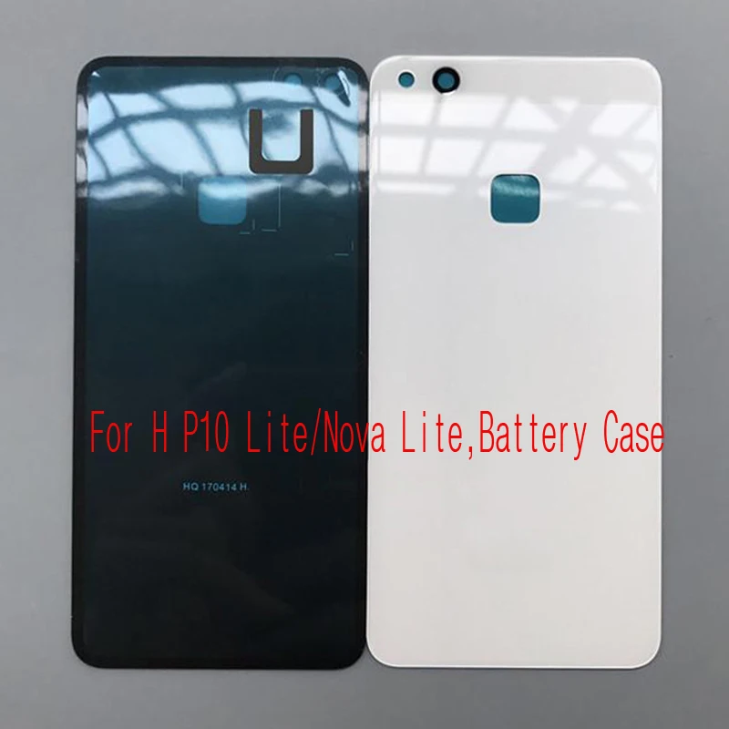 

Стеклянный чехол для Huawei p10 Lite, задняя крышка аккумулятора Huawei Nova Lite, сменные детали корпуса с клейкой наклейкой