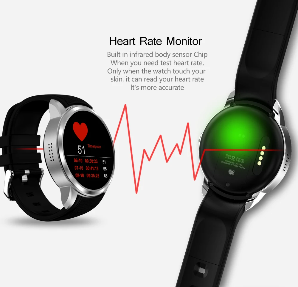 Smartch Smart watch X200 Android 5.1 1+16GB IP67 waterproof Smartwatch Support 3G WIFI GPS Nano SIM card Heart Rate 2.0 Camera |