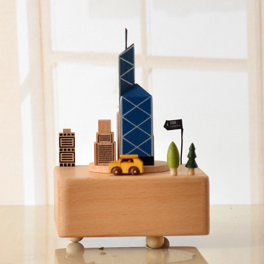 Handmade Solid wood music box Clockwork Caja Musical Home Decoration Birthday gift Speical famous buliding around the world
Handmade Solid wood music box Clockwork Caja Musical Home Decoration Birthday gift Speical famous buliding around the world