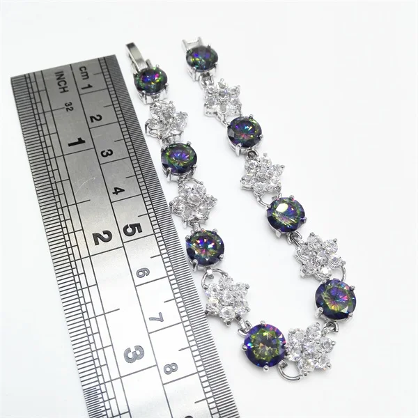 Free Shipping Rainbow Mystic color white White Gold color & Silver Women's Bracelet & Bangle
Free Shipping Rainbow Mystic color white White Gold color & Silver Women's Bracelet & Bangle