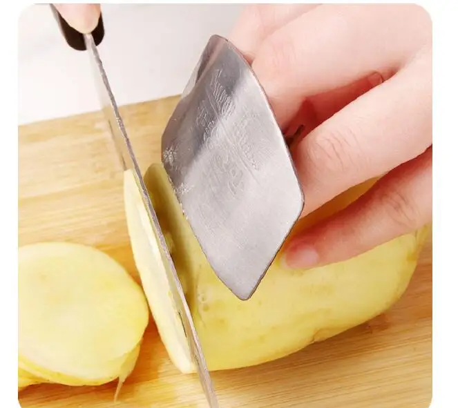 KNIFE FINGER GUARD STAINLESS STEEL PROTECTOR KNIVES KITCHEN RESTAURANT NEW ACCESSORIES B228 | Дом и сад