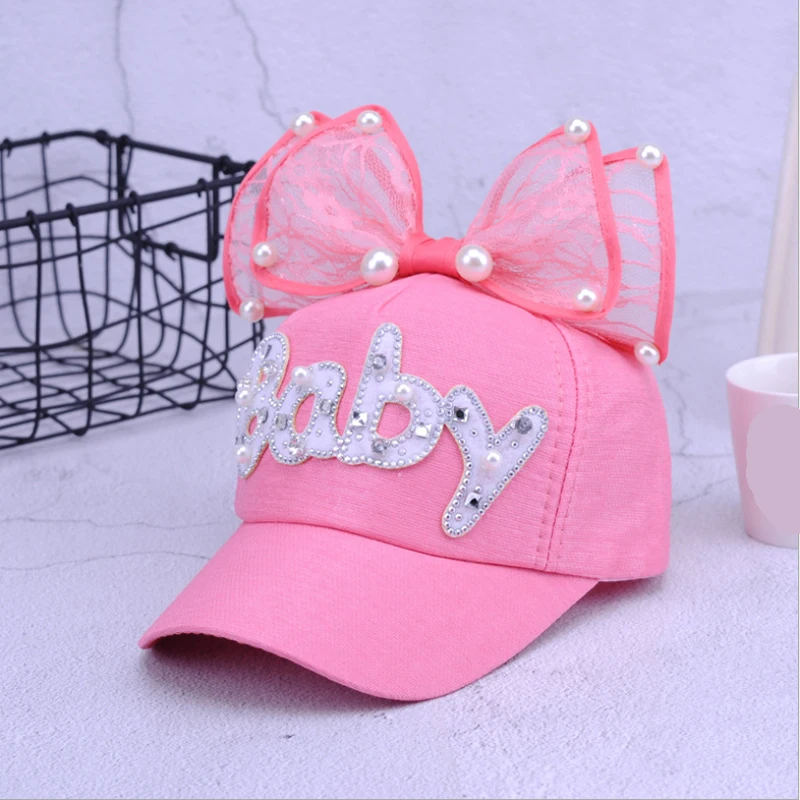 Brand New Summer Children Kids Pearl Flower Bow Peak Cap Baseball Cap Hat For Girls Children Adjustable Snapback Casquette
Brand New Summer Children Kids Pearl Flower Bow Peak Cap Baseball Cap Hat For Girls Children Adjustable Snapback Casquette