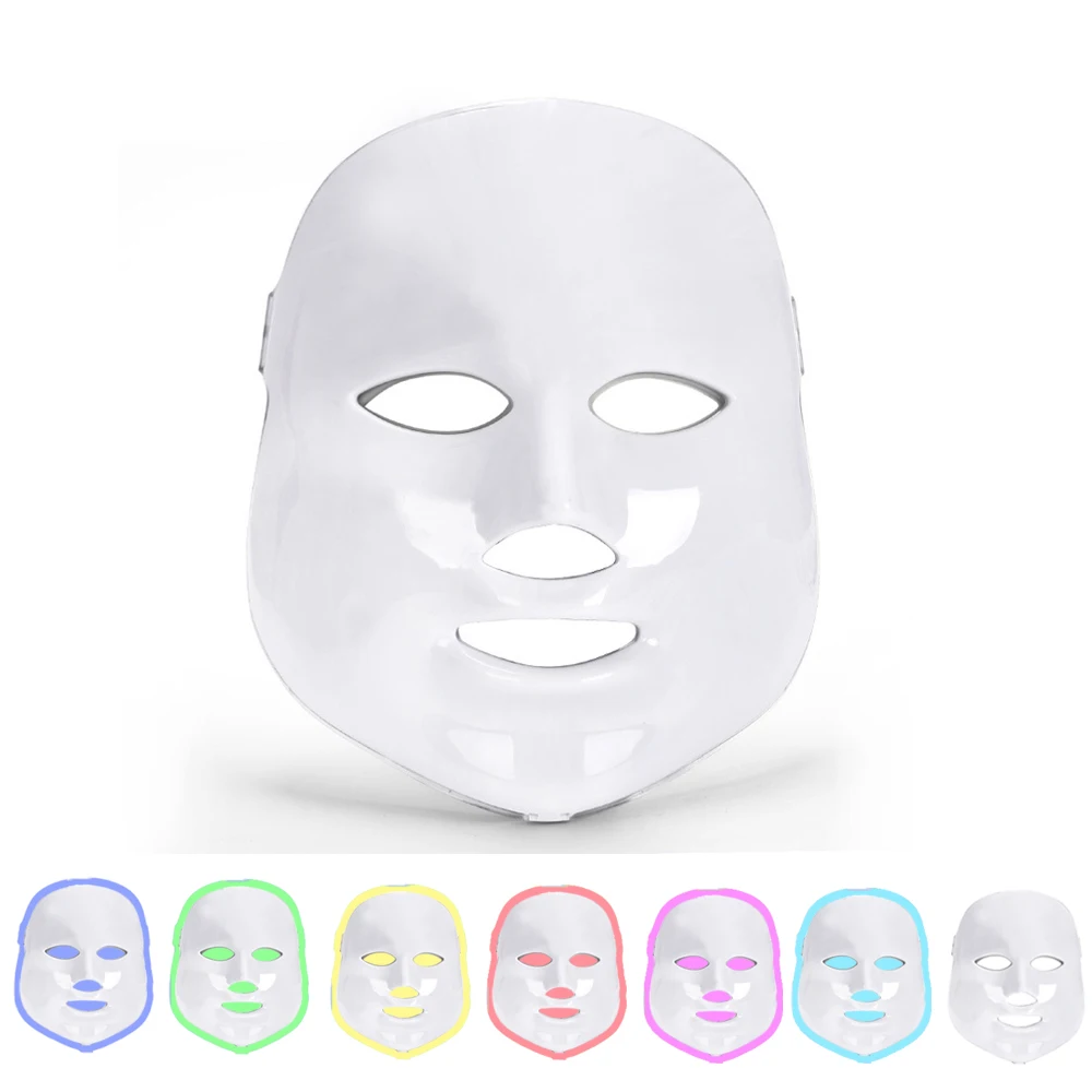 7 Colors Led Facial Mask Facial Whitening Tighten Photon Therapy Rejuvenation Wrinkle Acne Removal Face Beauty Led Therapy Mask
7 Colors Led Facial Mask Facial Whitening Tighten Photon Therapy Rejuvenation Wrinkle Acne Removal Face Beauty Led Therapy Mask