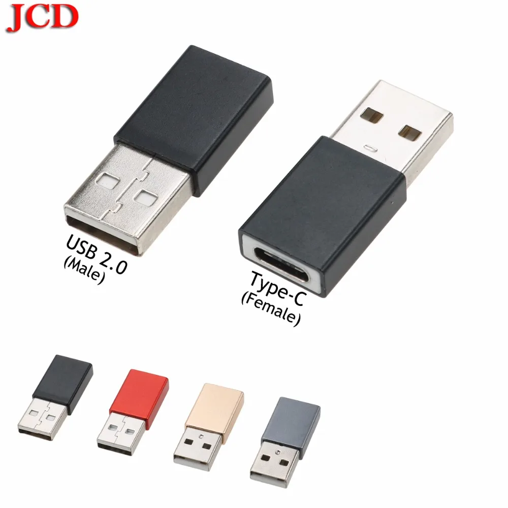 Переходник JCD USB 2 0 папа-мама 3 1 зарядный адаптер передачи данных usb