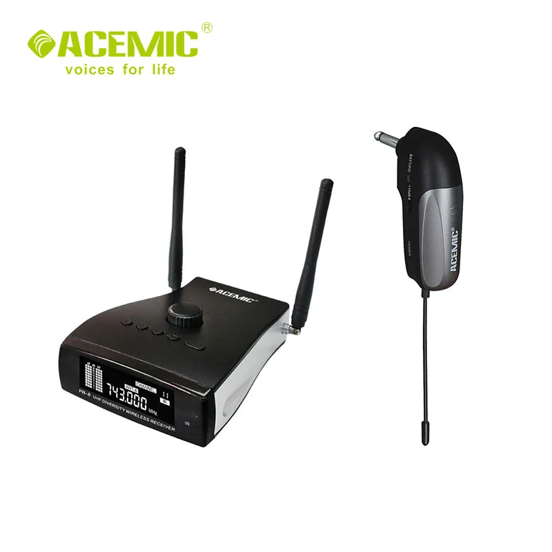 ACEMIC PR-8/GT-2 Professional stage antenna diversity wireless guitar bass microphone system
ACEMIC PR-8/GT-2 Professional stage antenna diversity wireless guitar bass microphone system