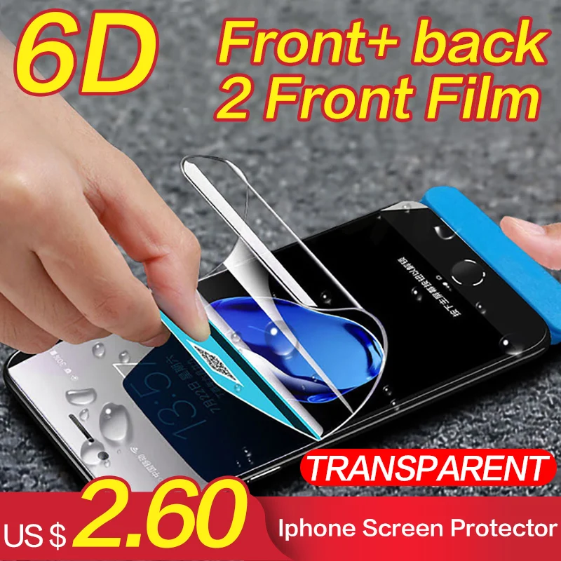 CJY гидрогель Защитная пленка для iPhone X XS MAX Передняя и задняя мягкая защитная iphone 6 7