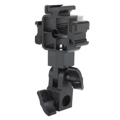Standard Swivel Triple Hot Shoe Flash & Sound Mount with Light Bracket Umbrella tripod camera
Standard Swivel Triple Hot Shoe Flash & Sound Mount with Light Bracket Umbrella tripod camera