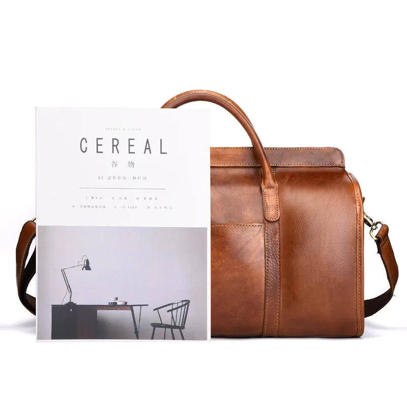 Luxury Vintage Natural Genuine Leather Men's Travel Bags Retro Cowskin Handbags Short Casual Business Trip Travel Bag
Luxury Vintage Natural Genuine Leather Men's Travel Bags Retro Cowskin Handbags Short Casual Business Trip Travel Bag