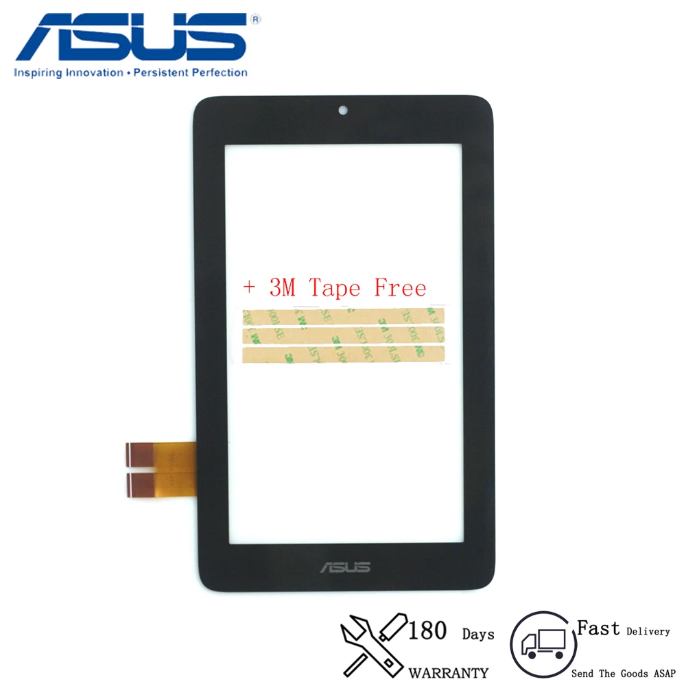 

Original 7" inch touch screen panel digitizer glass sensor with adhesive replacement parts for Asus MeMO Pad ME172V ME172