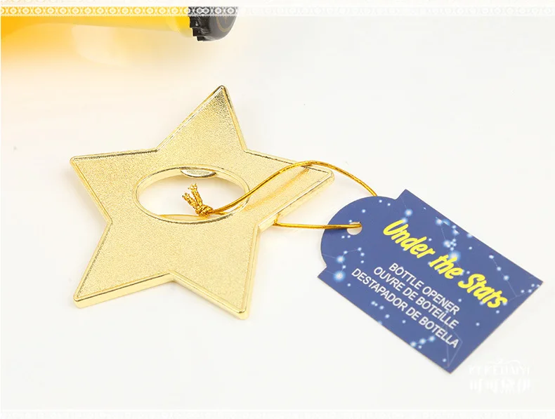 wedding party favors gift and giveaways for guests - "Under The Star' Gold Star Bottle Opener party presents souvenir 20pcs/lot
wedding party favors gift and giveaways for guests - "Under The Star' Gold Star Bottle Opener party presents souvenir 20pcs/lot