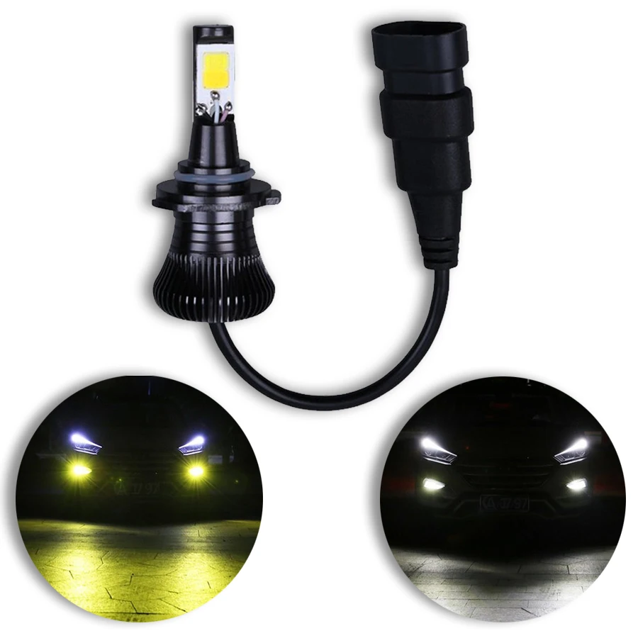 2pcs 9005 9006 LED Fog Light Bulb HB4 Fog Bulb HB3 LED Fog Bulb Yellow 3000K White 6000K Car Trucks Dual Colors Lamps 12V
2pcs 9005 9006 LED Fog Light Bulb HB4 Fog Bulb HB3 LED Fog Bulb Yellow 3000K White 6000K Car Trucks Dual Colors Lamps 12V