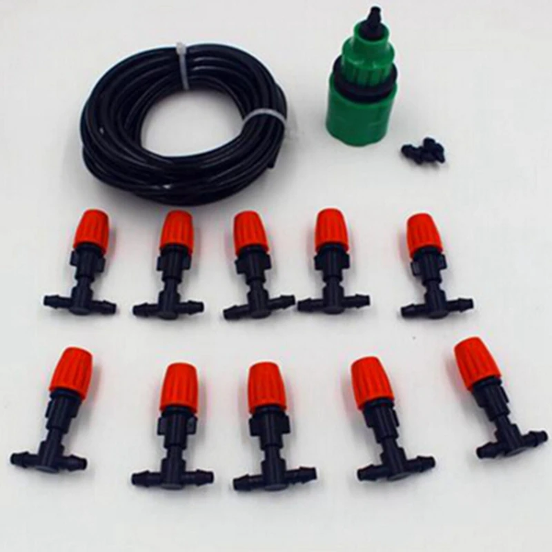 10m 4/7" Micro Spray Irrigation System Outdoor Irrigation Equipment Equipment Irrigation Suits Garden Sprinklers Watering Kits
10m 4/7" Micro Spray Irrigation System Outdoor Irrigation Equipment Equipment Irrigation Suits Garden Sprinklers Watering Kits