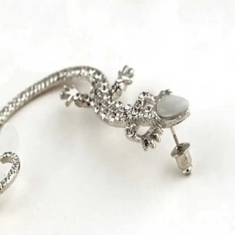 2Colors Fashion Gold Silver luxury Elegant Gecko Lizards And Snake Exaggerated Ear Studs Rhineston Ear Cuff Earrings Women
2Colors Fashion Gold Silver luxury Elegant Gecko Lizards And Snake Exaggerated Ear Studs Rhineston Ear Cuff Earrings Women